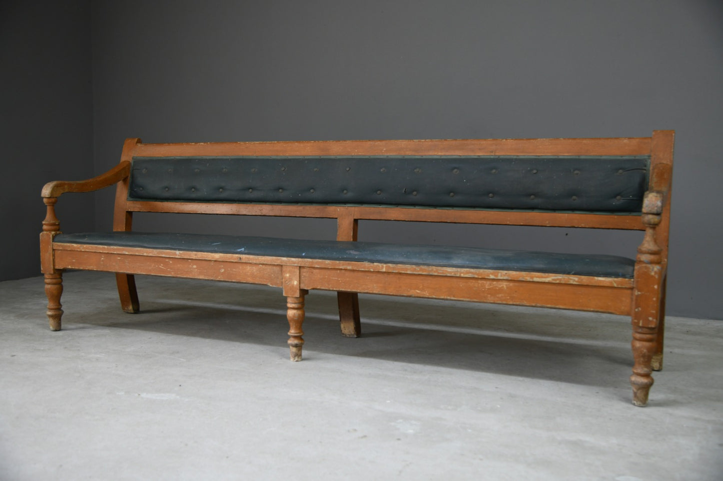 Large GWR Scumbled Pine Bench