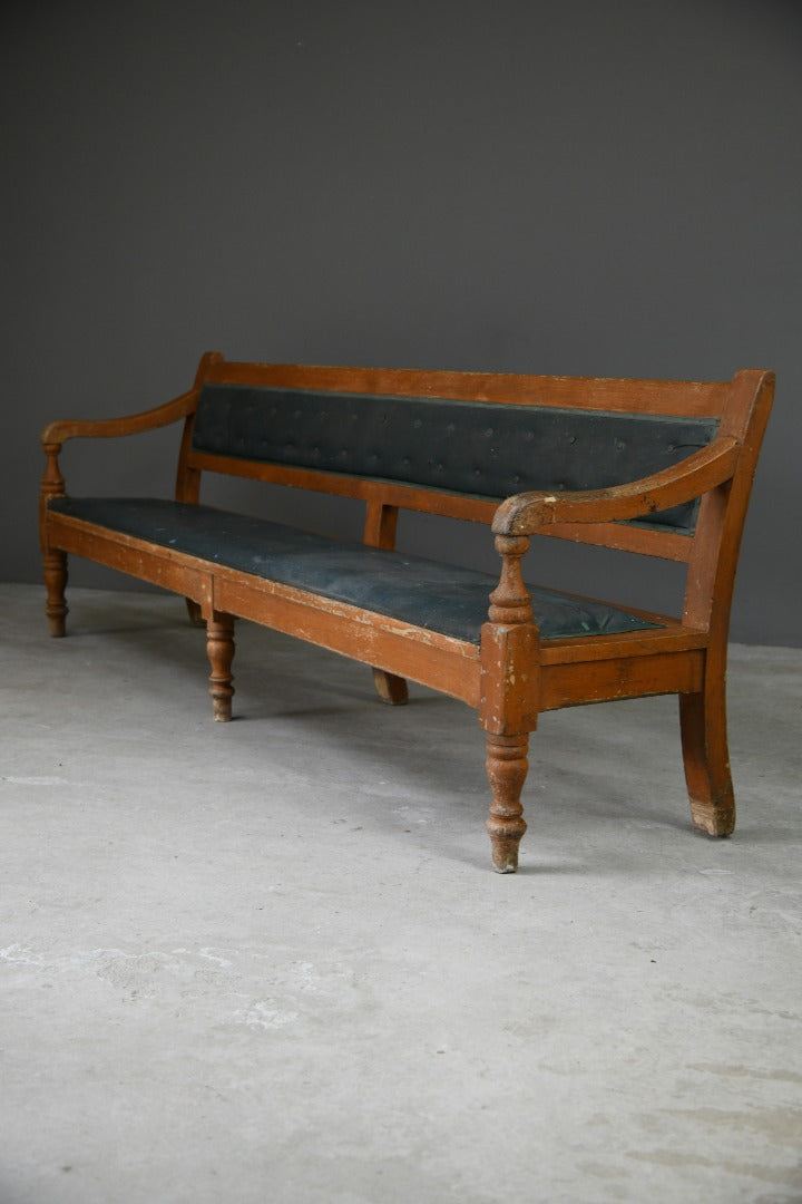 Large GWR Scumbled Pine Bench