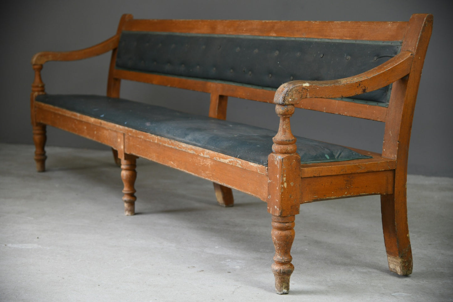 Large GWR Scumbled Pine Bench