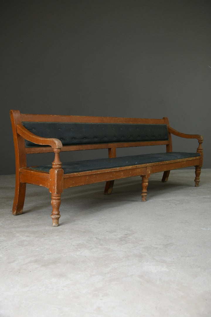 Large GWR Scumbled Pine Bench