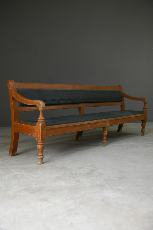 Large GWR Scumbled Pine Bench