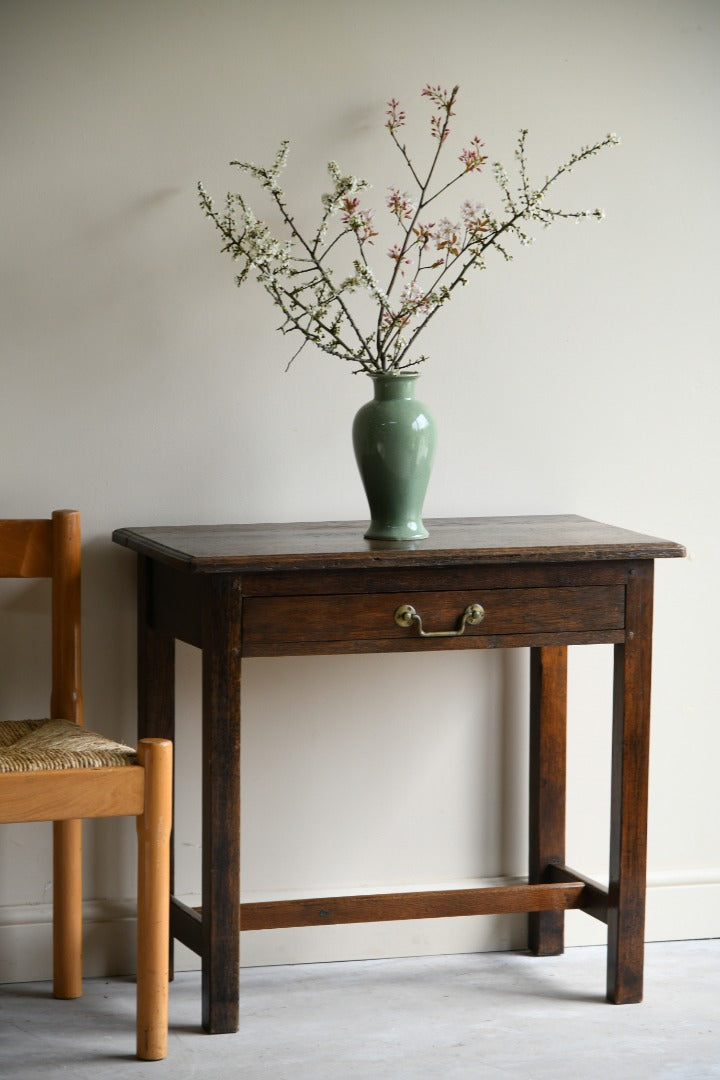 Antique Oak Side Table