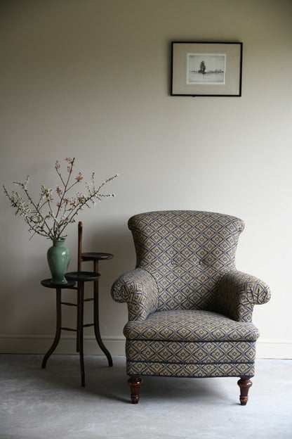 Modern Victorian Style Armchair
