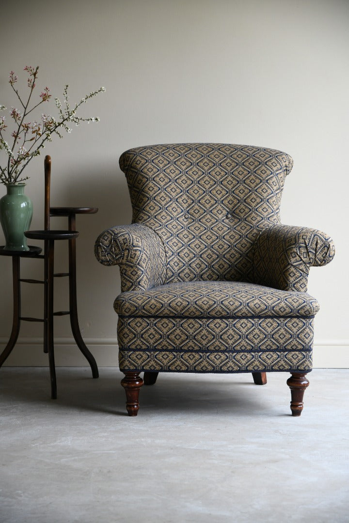 Modern Victorian Style Armchair