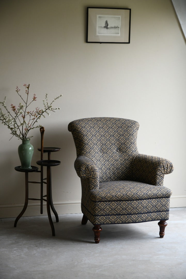 Modern Victorian Style Armchair