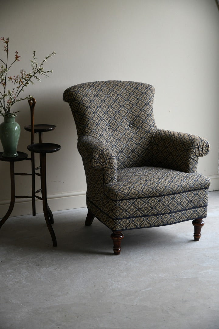 Modern Victorian Style Armchair