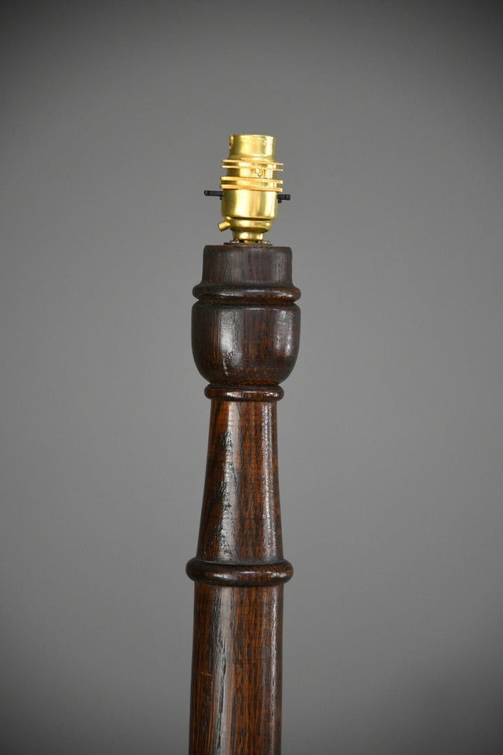 Oak Standard Lamp