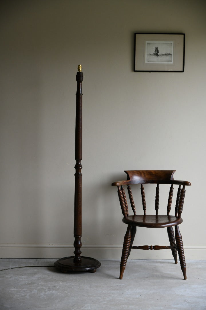 Oak Standard Lamp