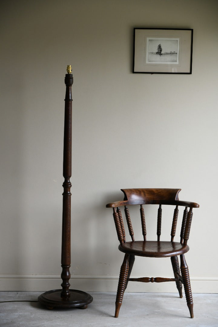 Oak Standard Lamp