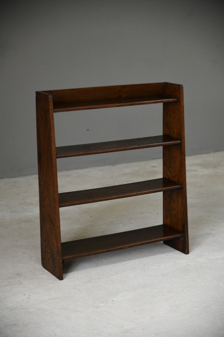 Freestanding Oak Bookcase