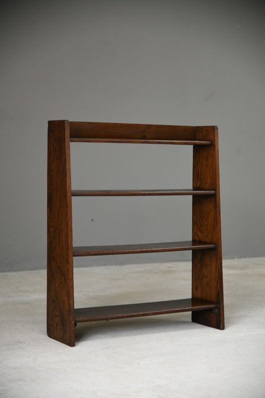 Freestanding Oak Bookcase