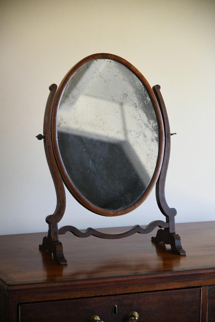 Antique Oval Dressing Table Mirror