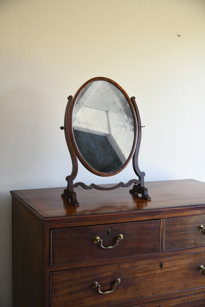 Antique Oval Dressing Table Mirror