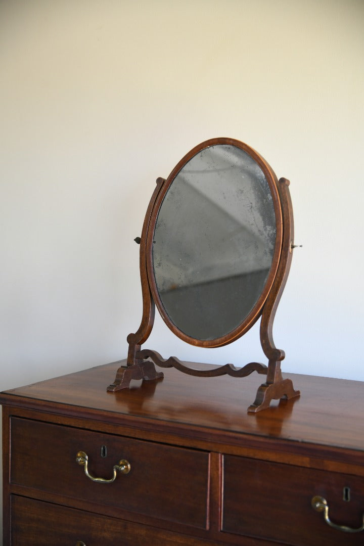 Antique Oval Dressing Table Mirror