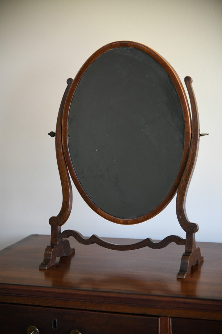 Antique Oval Dressing Table Mirror