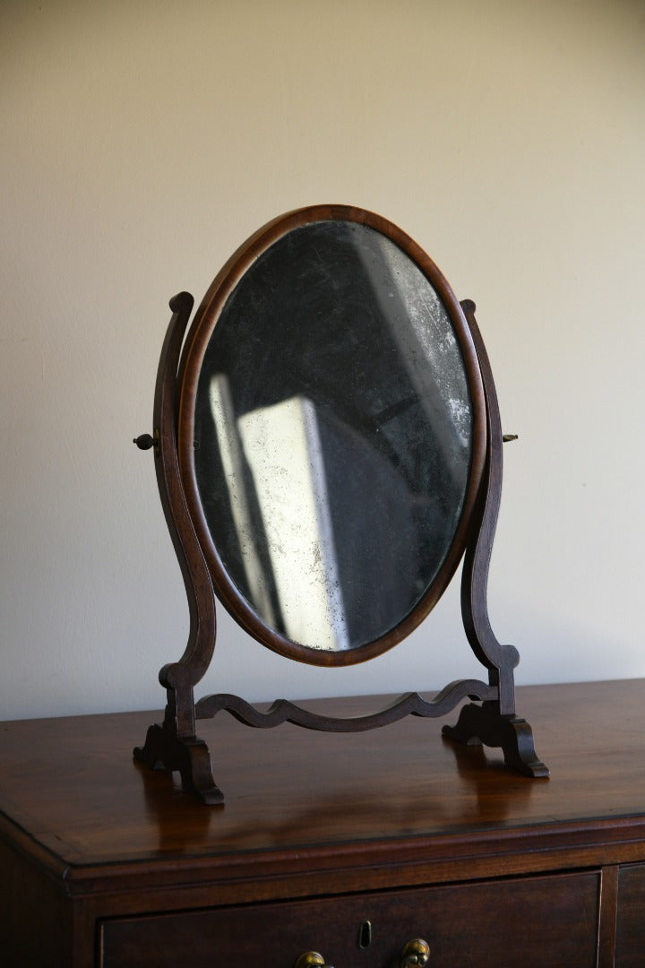 Antique Oval Dressing Table Mirror
