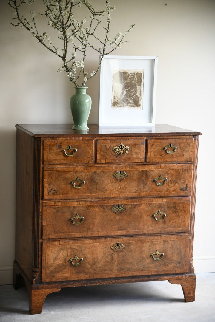 Antique Walnut Chest of Drawers