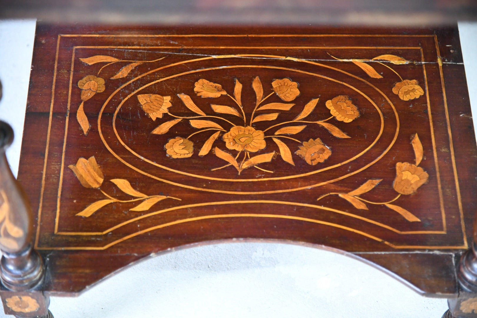 Dutch Marquetry Occasional Table