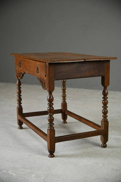 Rustic Oak Side Table