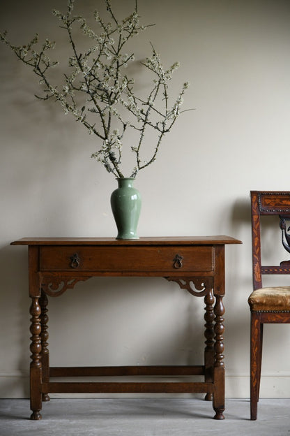 Rustic Oak Side Table