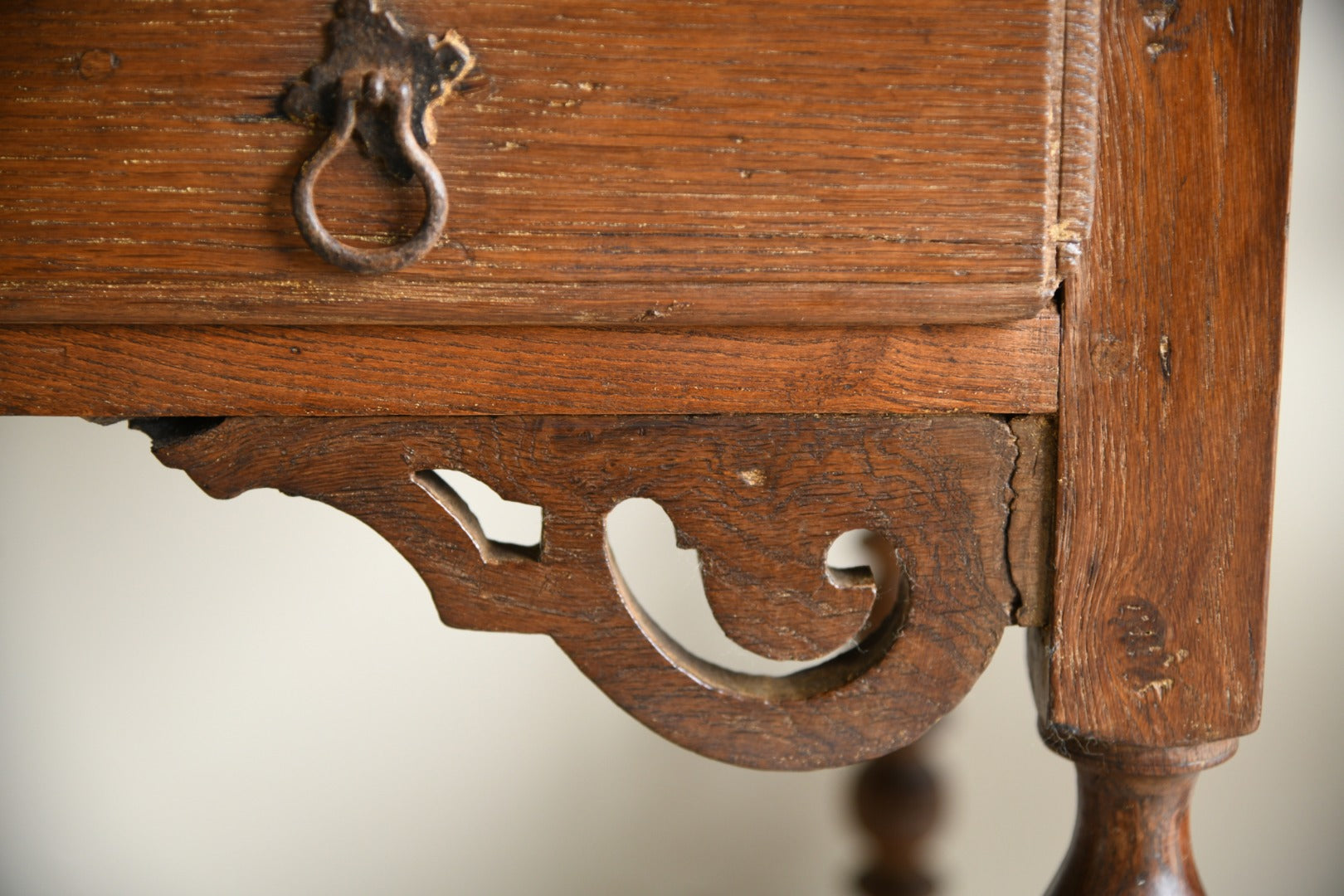 Rustic Oak Side Table