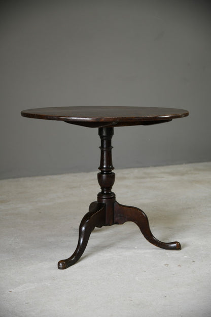 Georgian Oak Snap Top Table