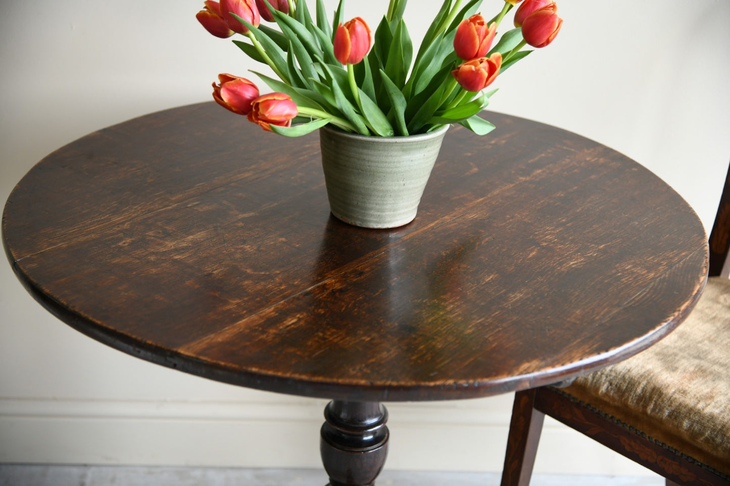 Georgian Oak Snap Top Table