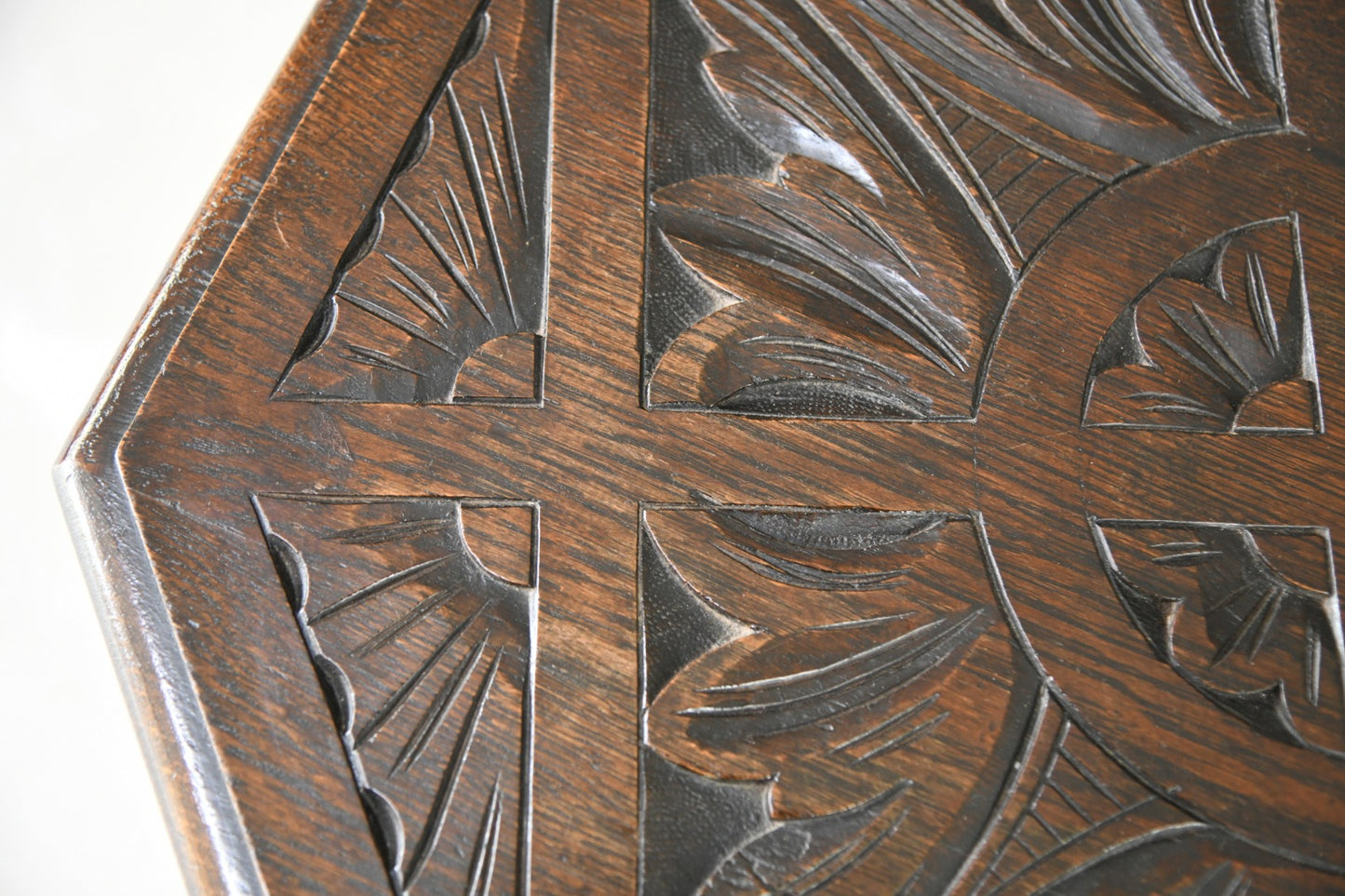 Carved Octagonal Occasional Table