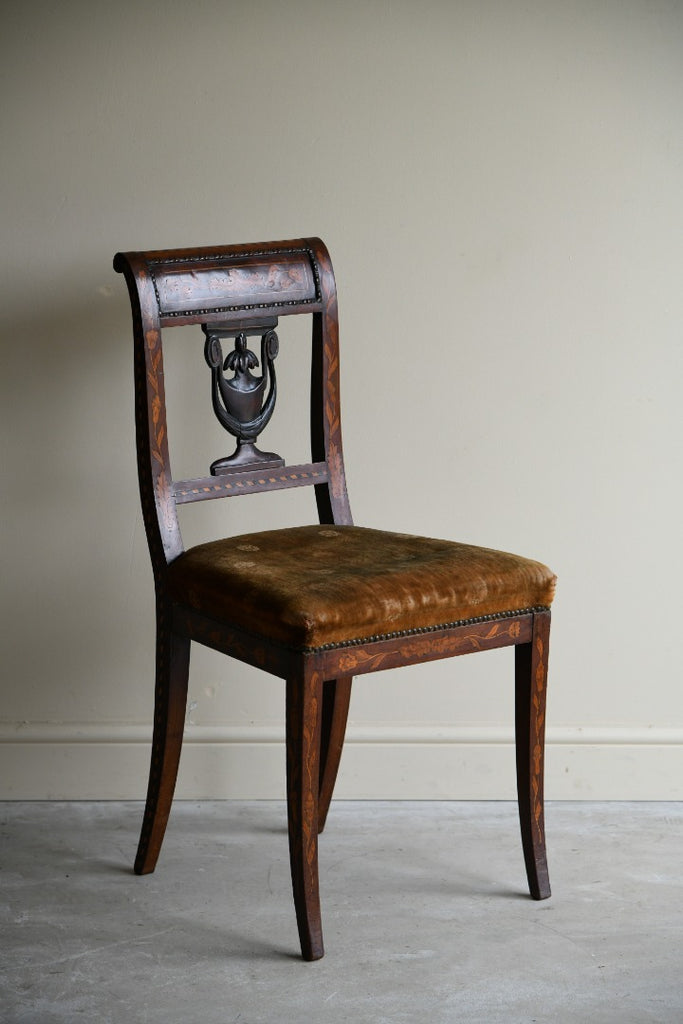Antique Dutch Inlaid Chair
