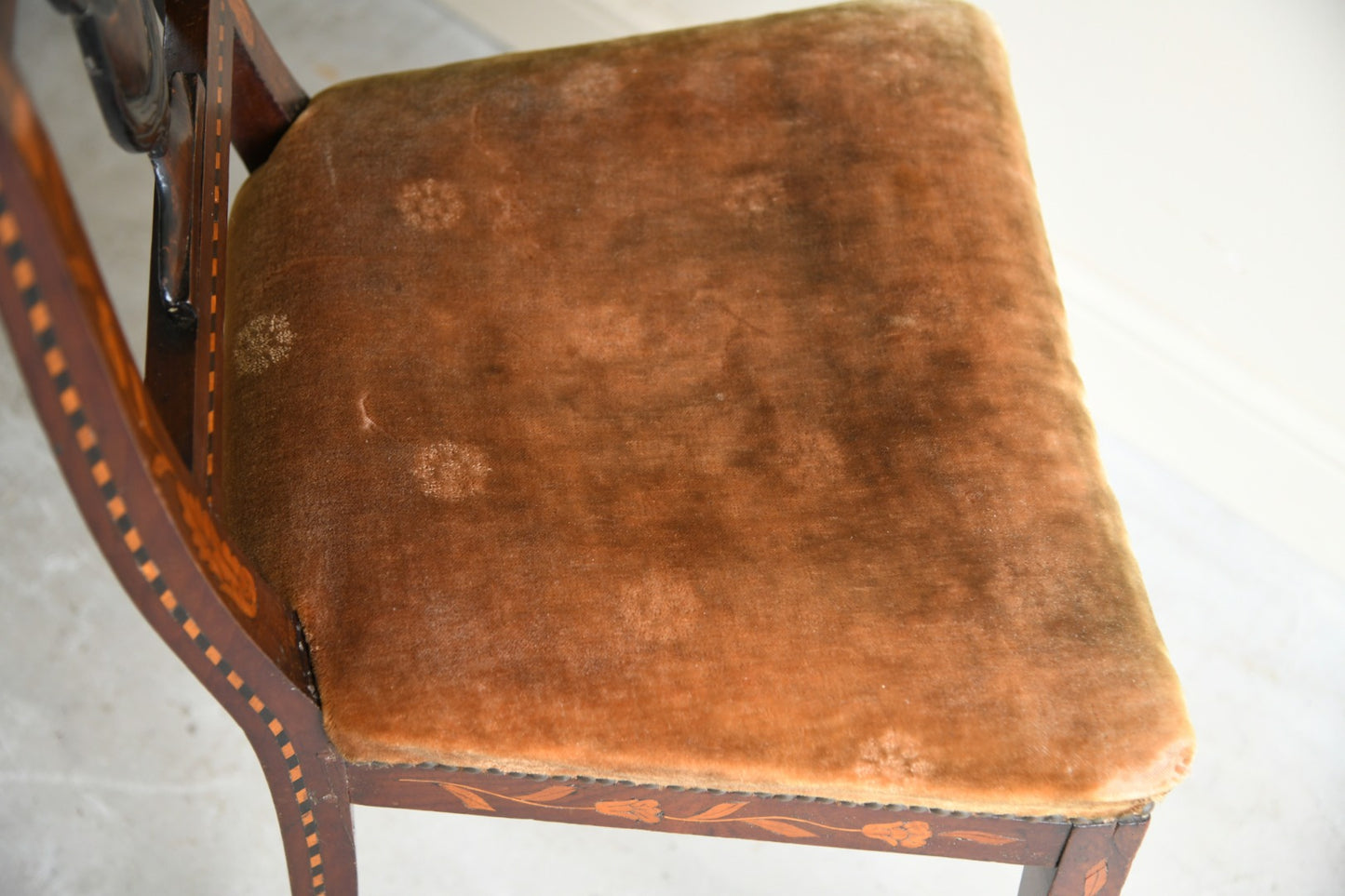 Antique Dutch Inlaid Chair