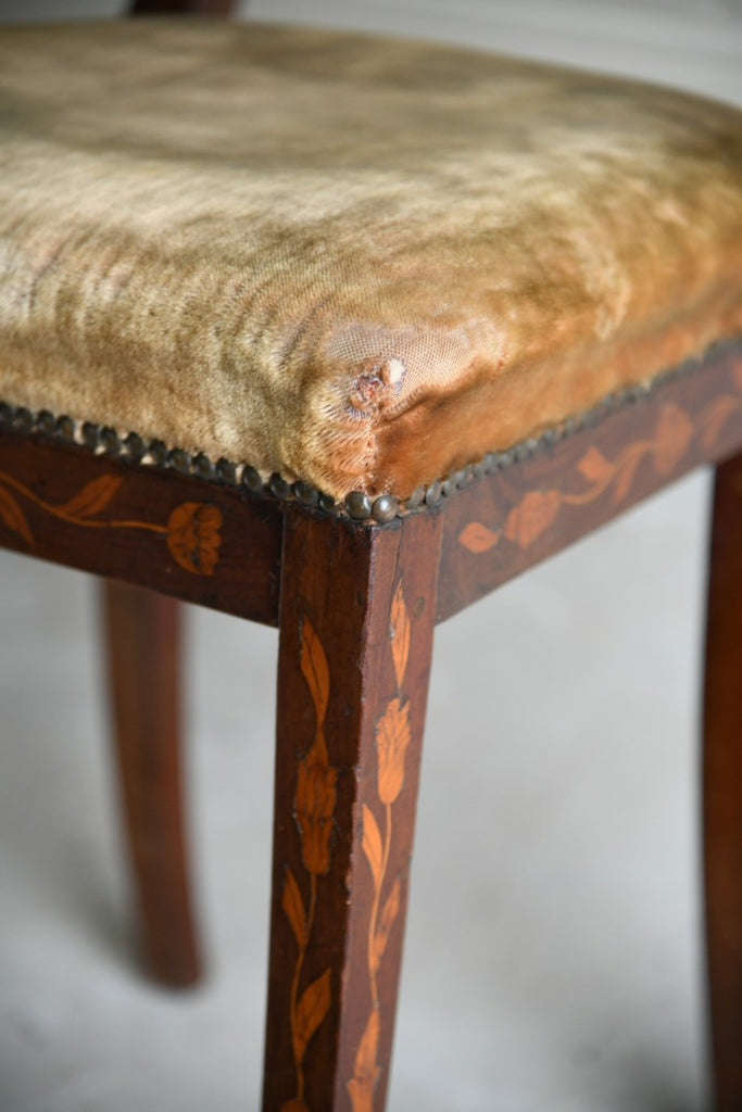 Antique Dutch Inlaid Chair