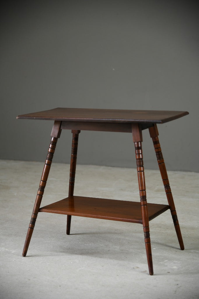 Edwardian Mahogany Two Tier Side Table