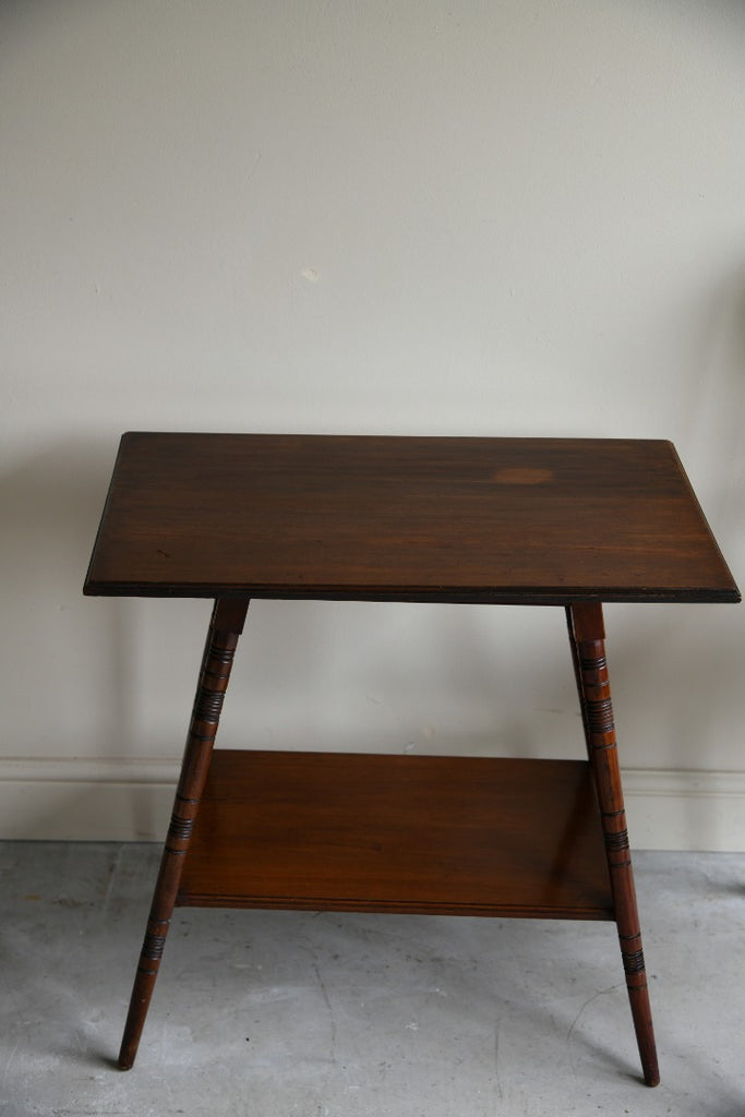 Edwardian Mahogany Two Tier Side Table