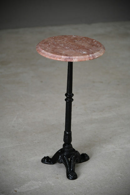 Marble & Cast Iron Table