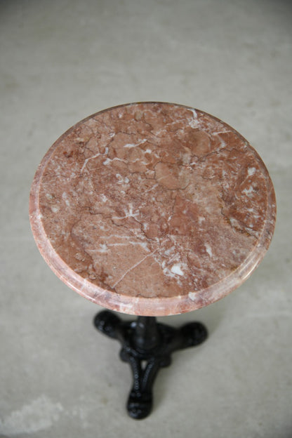 Marble & Cast Iron Table