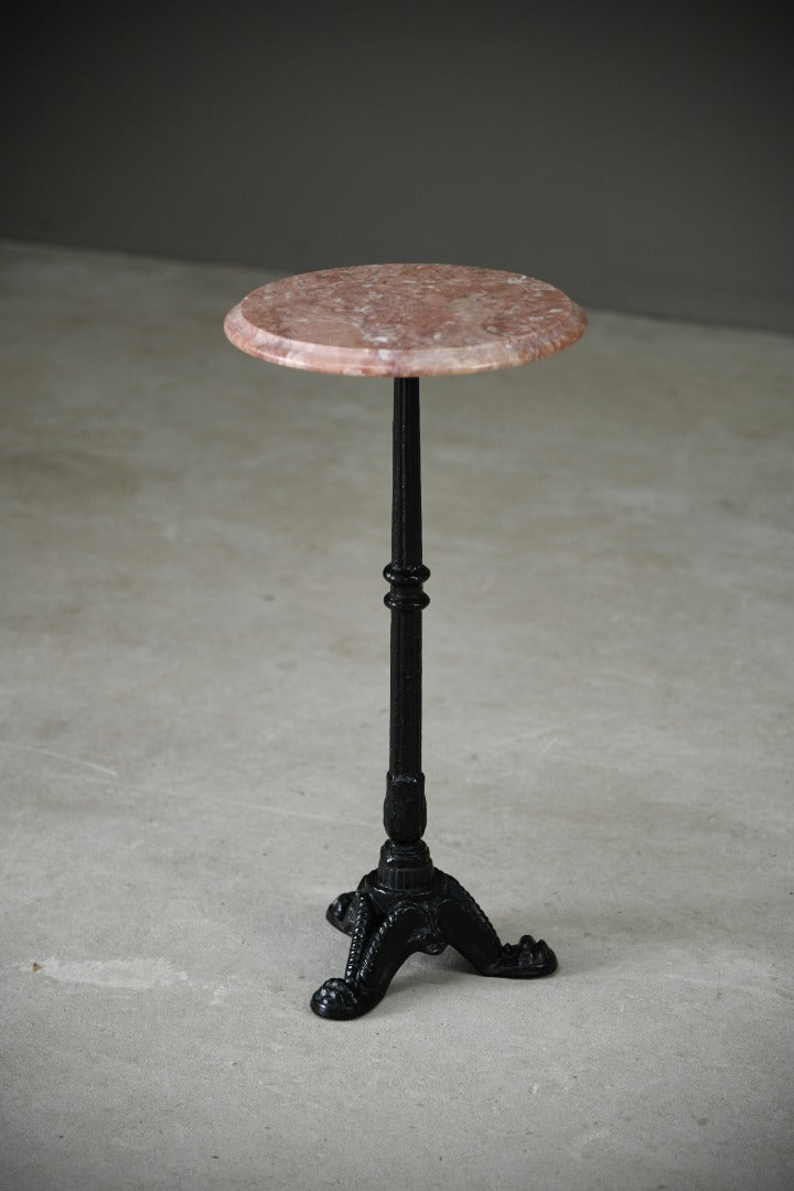 Marble & Cast Iron Table