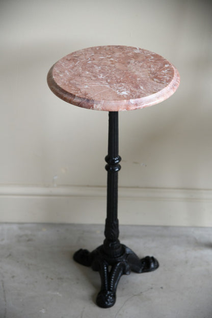 Marble & Cast Iron Table