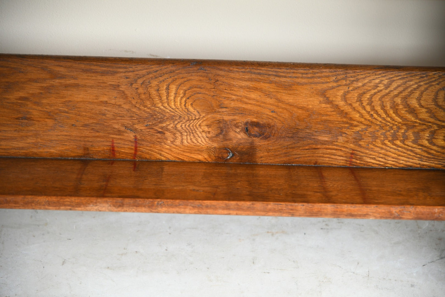 Early 20th Century Open Oak Bookcase