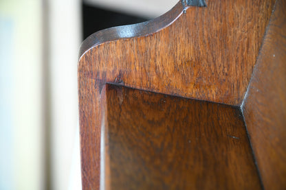 Early 20th Century Open Oak Bookcase