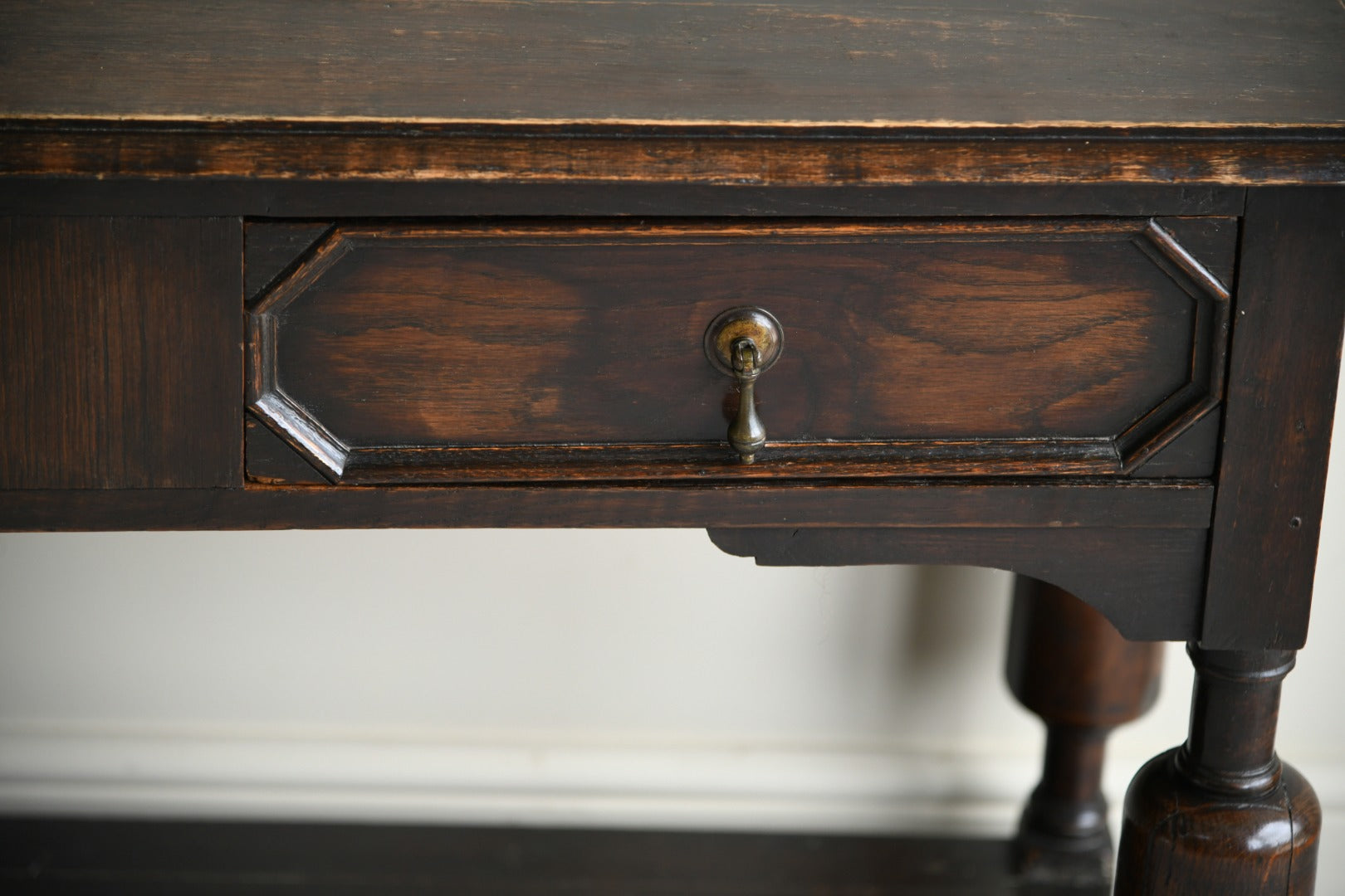 Jacobean Style Oak Side Table