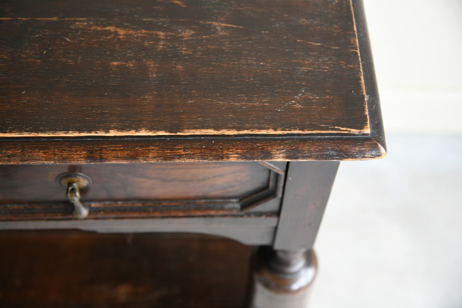 Jacobean Style Oak Side Table