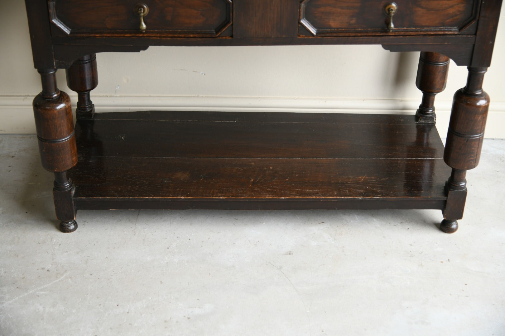 Jacobean Style Oak Side Table