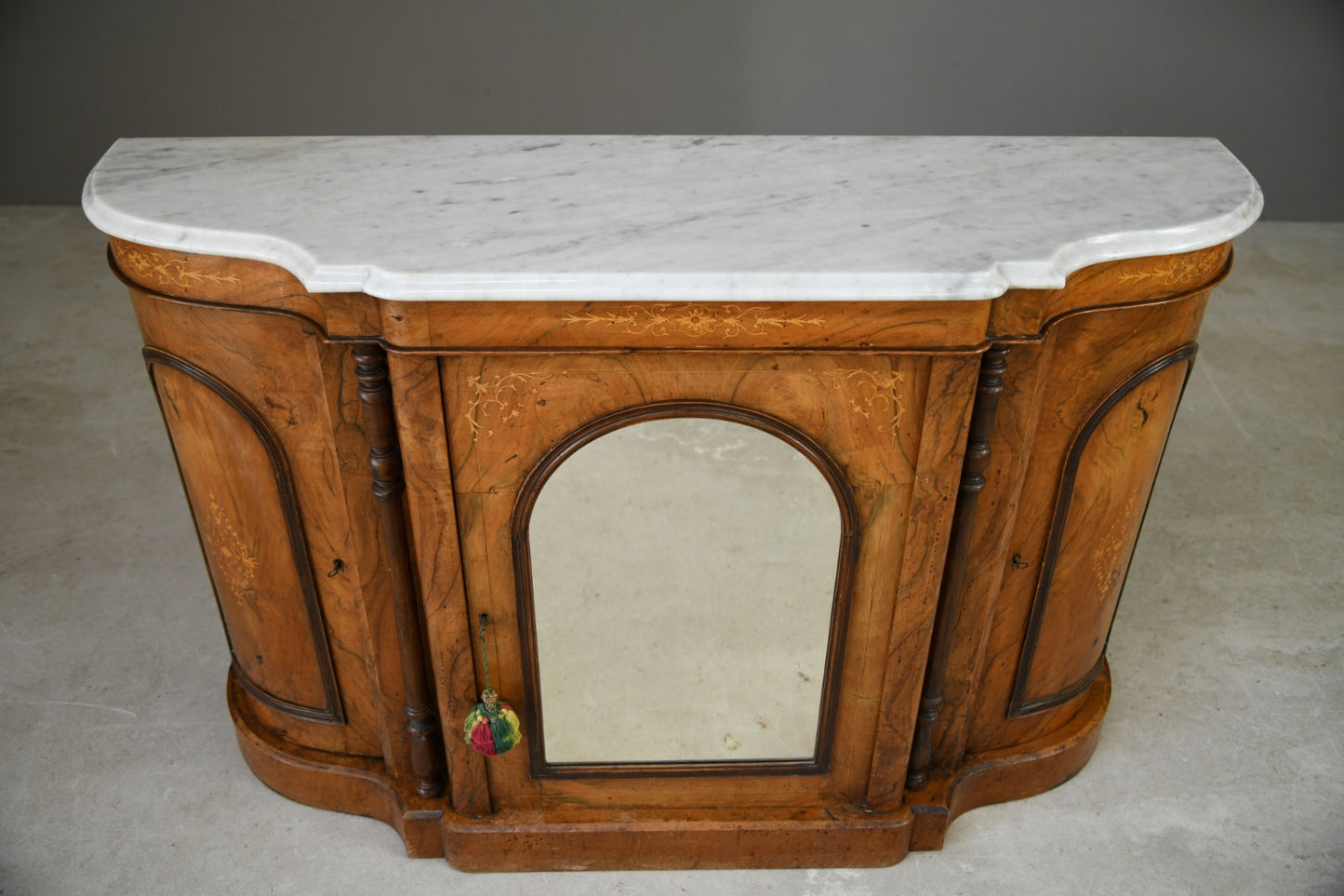 Victorian Walnut Credenza