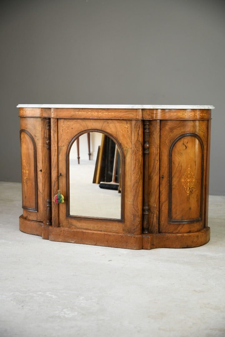 Victorian Walnut Credenza