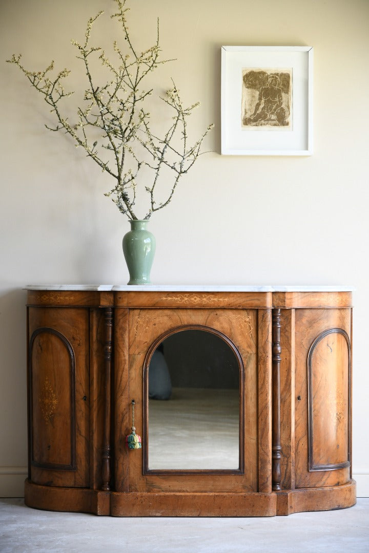 Victorian Walnut Credenza