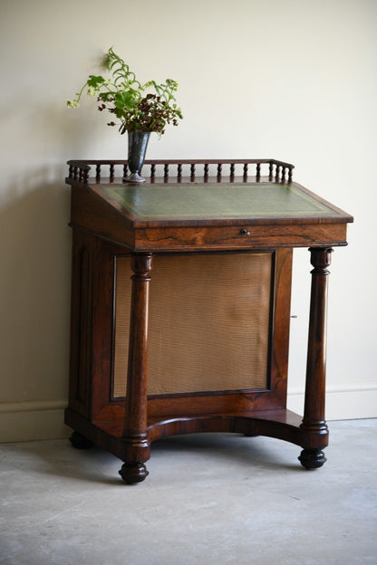 Antique Victorian Rosewood Davenport