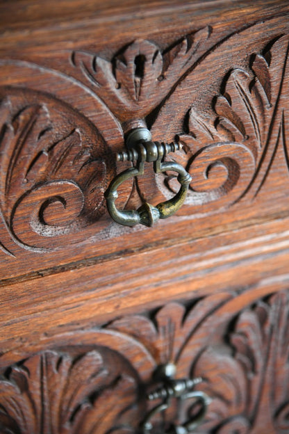 Continental Antique Oak Chest of Drawers