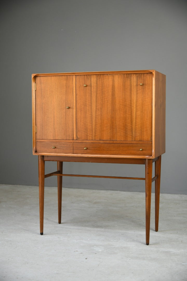 Everest Walnut Mid 20th Century Drinks Cabinet