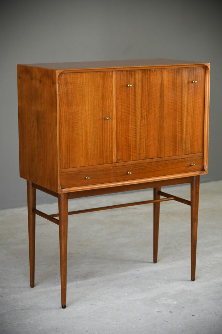 Everest Walnut Mid 20th Century Drinks Cabinet