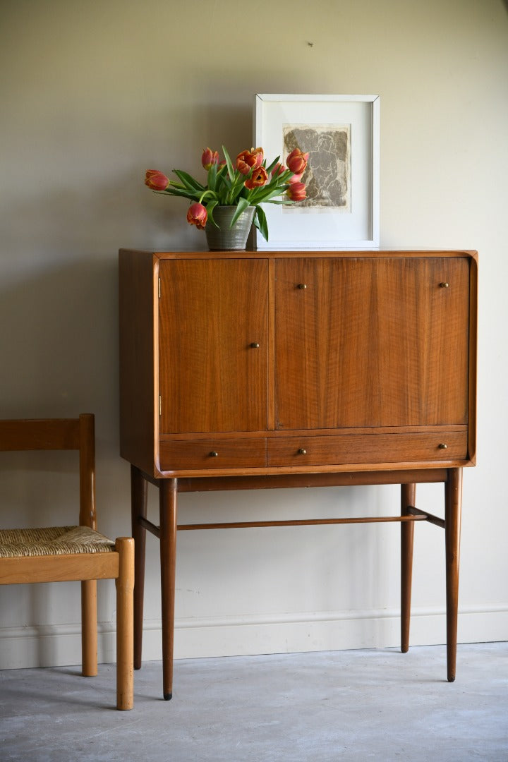 Everest Walnut Mid 20th Century Drinks Cabinet